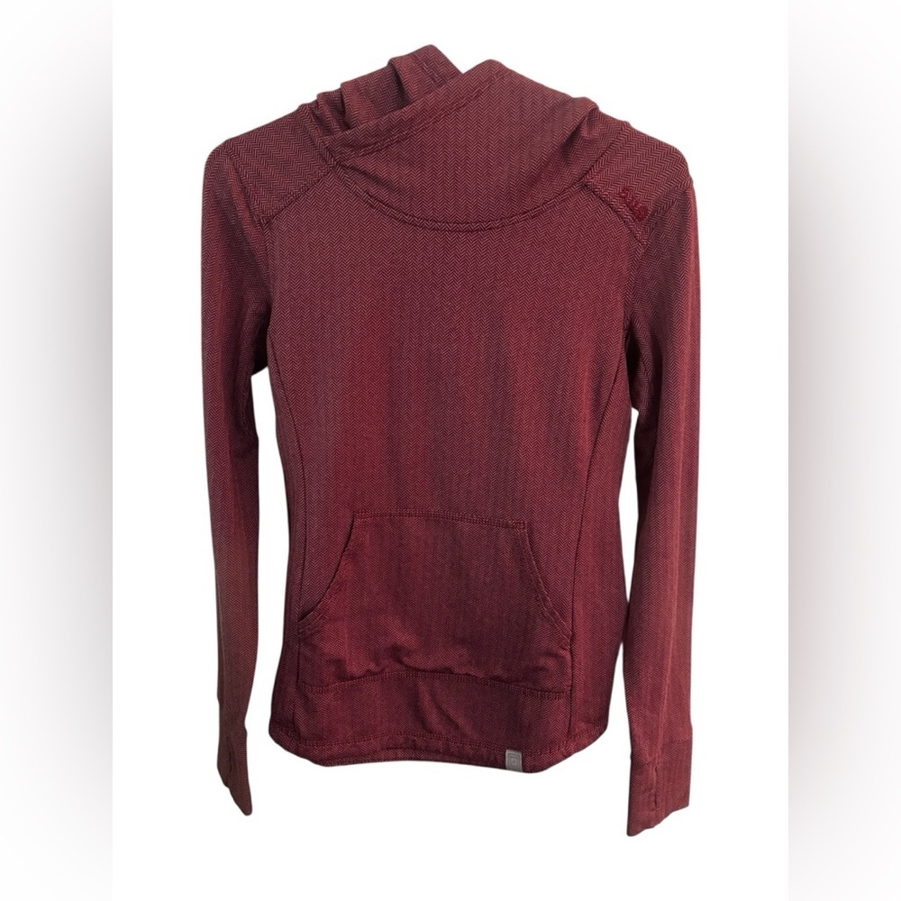 Comfy 5.11 Tactical Women's Maroon Herringbone Everyday Hoodie | Size S